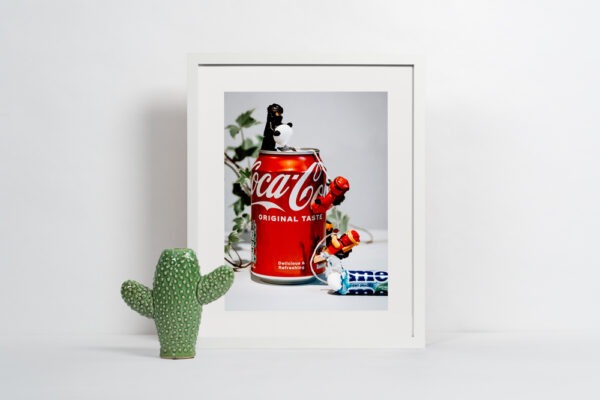 Lego Ninjago Coke Explosion Print | A3, A4, A5 Wall Art | Ninja Action Photography - Image 4