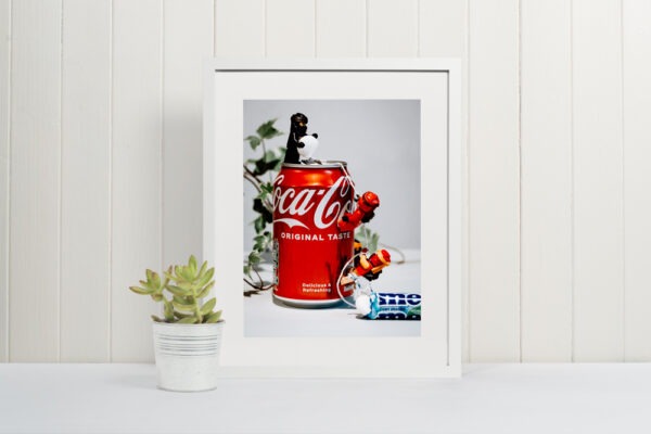 Lego Ninjago Coke Explosion Print | A3, A4, A5 Wall Art | Ninja Action Photography - Image 5