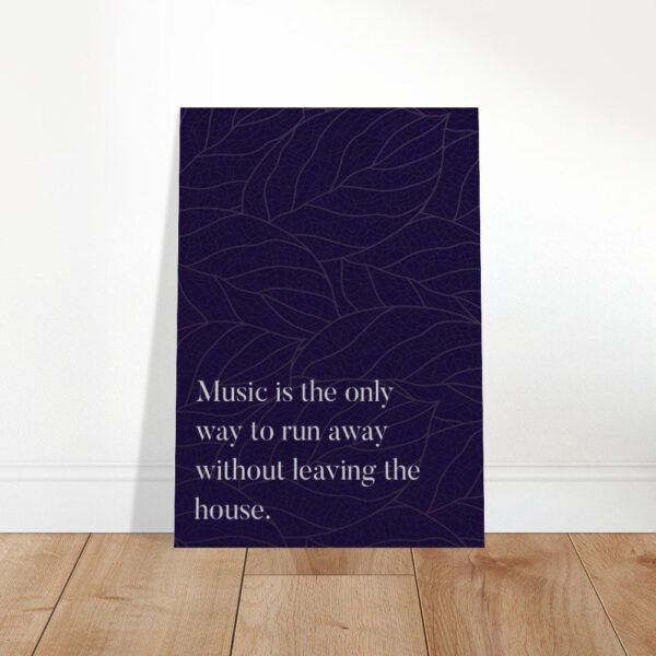 A3 Wall Print - Music-Inspired Poster on Premium Matte Paper