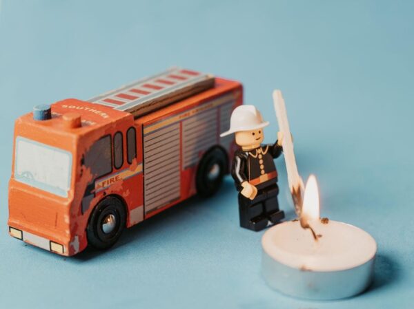 LEGO Fireman Fire Starter Print