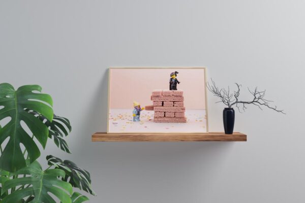 LEGO Jenga and Pink Wafer Photo Print | Premium Quality Professional Paper - Image 4