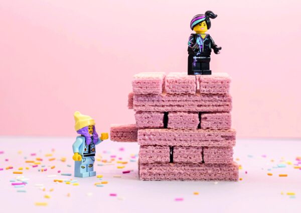 LEGO Jenga and Pink Wafer Photo Print | Premium Quality Professional Paper - Image 2