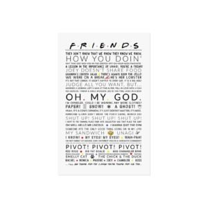 Friends (The Series) "The One Where…" Fine Art Poster
