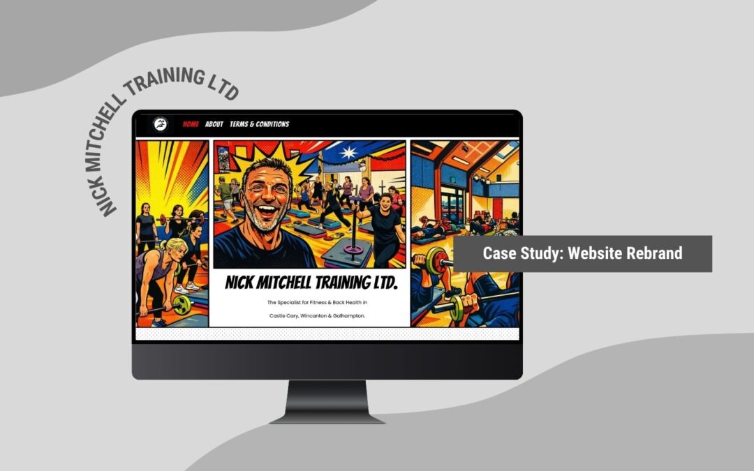 Web Design Somerset: Transforming Nick Mitchell Training | Blu Digital Designs