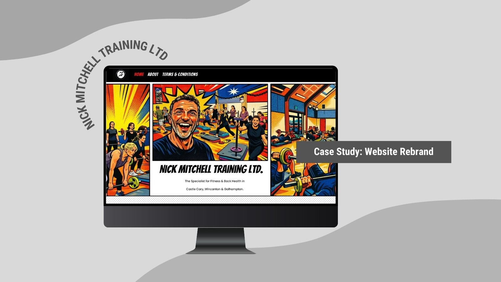 Web Design Somerset: Transforming Nick Mitchell Training | Blu Digital Designs